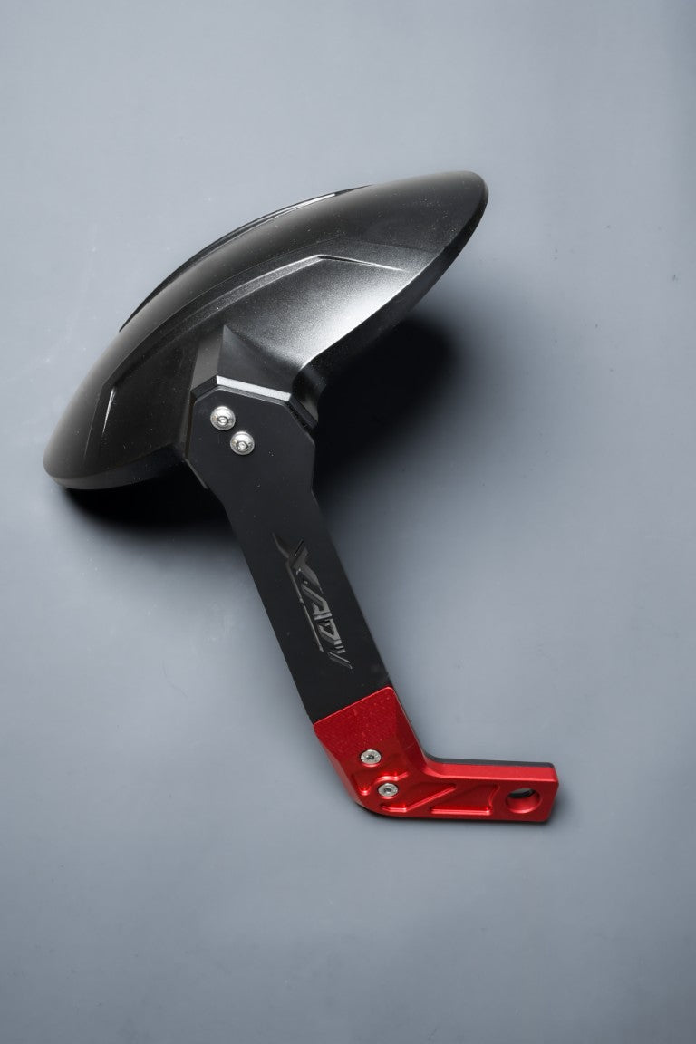 HONDA XADV 750 ACHTERSPATBORD ROOD ZIJKANT